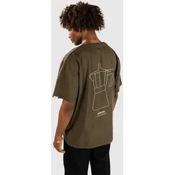 Anerkjendt Akvillads Italien Coffee T-Shirt forest night Gr. L