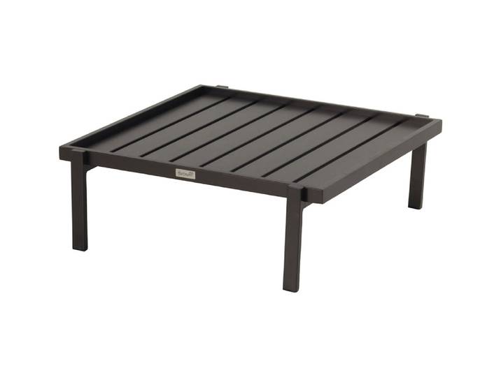 Lounge Tisch, Aluminium, Schwarz, 80×29 cm, Wetterbeständig, Modern