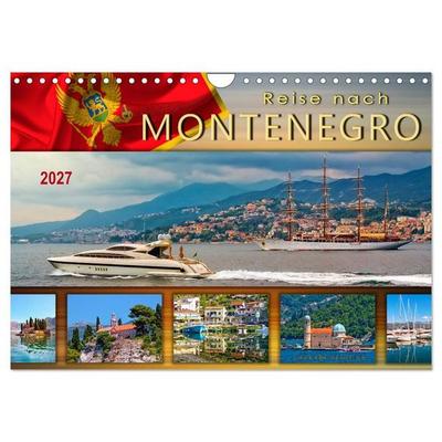 Reise nach Montenegro (Wandkalender 2027 DIN A4 quer), CALVENDO Monatskalender