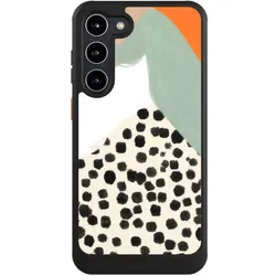 Nivocase Hülle für Samsung Galaxy S23+ Handyhülle NIVOcore Case Schwarz Abstrakt Boho Kunst (Samsung Galaxy S23+), Smartphone Hülle, Schwarz