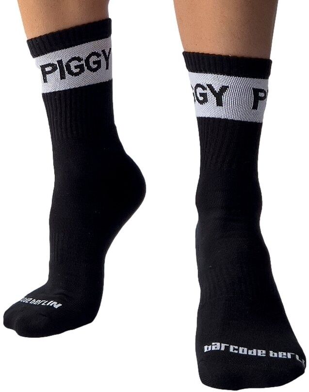Barcode Berlin Chaussettes Fetish Piggy Noires