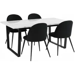 Ebuy24, Essgruppe, Essgruppe Tilst (5-teilig) (MDF, Melamin)