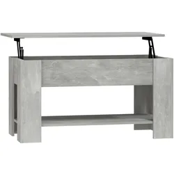 vidaXL Couchtisch Betongrau 101x49x52 cm Holzwerkstoff