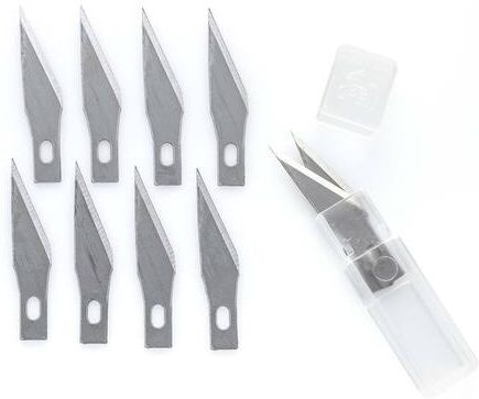 buttinette Ersatzklingen für Präzisionsmesser, 10 Stück