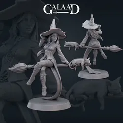 Female Witch Broom von Galaad Miniatures aus Witches and Little Monsters