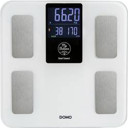 DOMO Körperanalysewaage DO9305W digital Wägebereich (max.)=180 kg Weiß