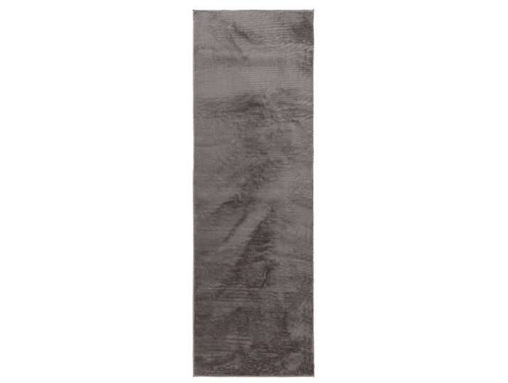 Tapis fausse fourrure gris 70x200
