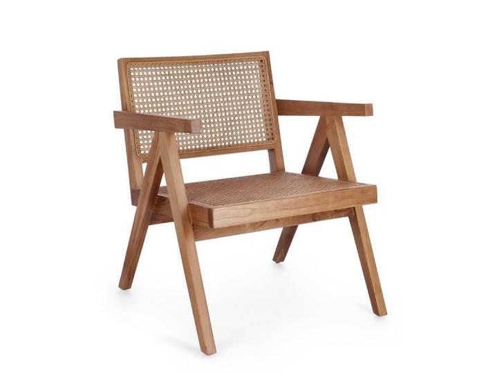 Feeling4Home Sessel Galia aus Teakholz, Natur
