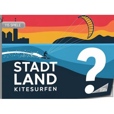 Stadt, Land, Kitesurfen - 115 Spielblöcke, Taschenbuch von LevelBoard Spiele, LevelBoard Spiele, 978-3-693-19795-0