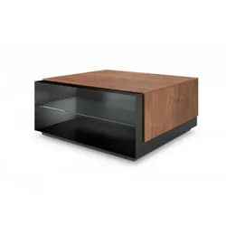 Munari VR081 Couchtisch mit Abdeckplatte in Nussbaum