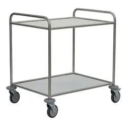 Novocal SEV3-64 Mehrzweckwagen 3 Böden Etagenwagen Mehrzweckwagen weiß, 3 Fachböden, 600x400 mm