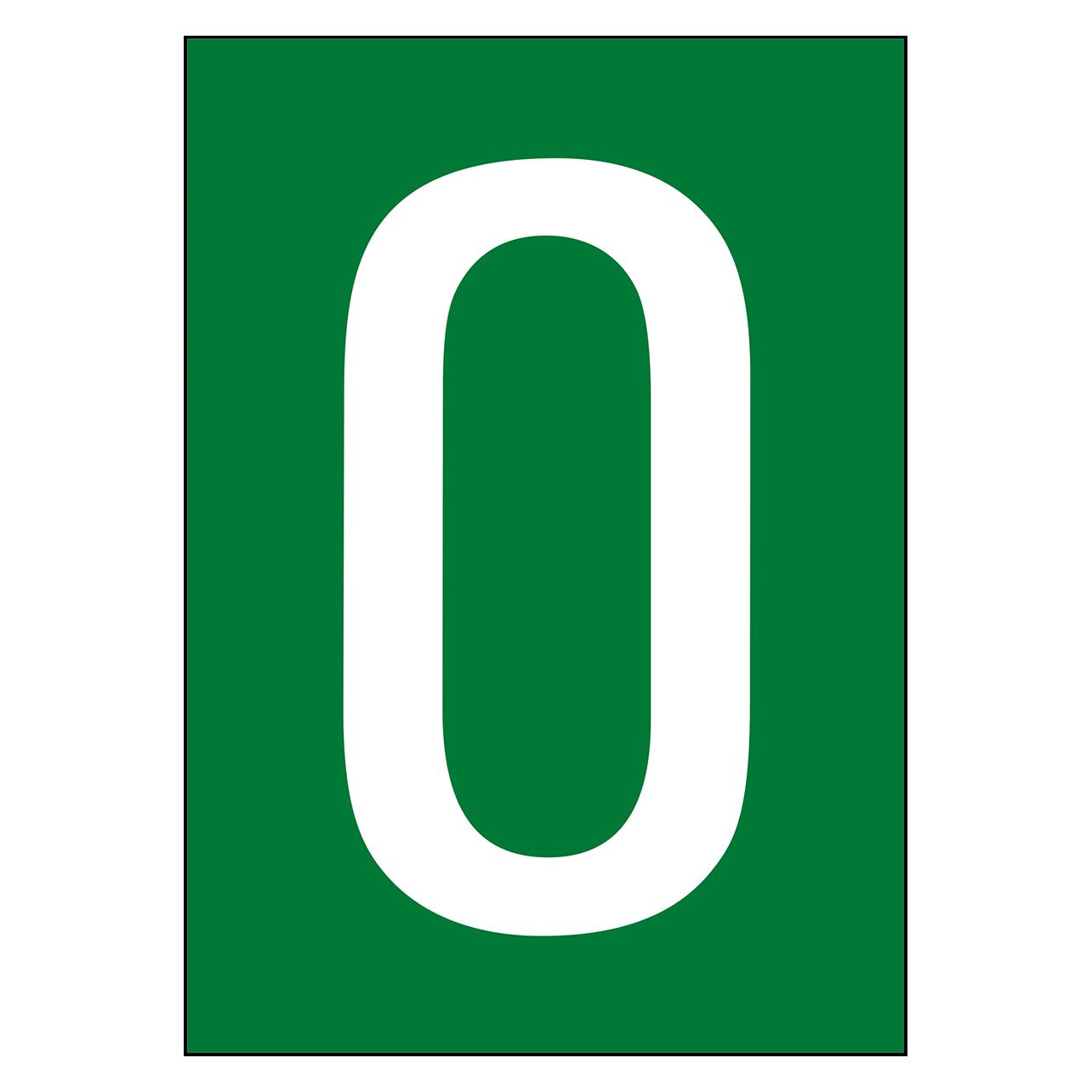 Brady A4-Etiketten mit Zahlen und Buchstaben (NL7541A4GR-0)