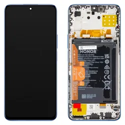 Honor Display Unit für X8 4G, mit Akku, Ocean blau (Display), Mobilgerät Ersatzteile, Blau