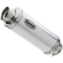 Hurric SLIP-ON Schalldämpfer Supersport Aluminium poliert für SUZUKI GSF 650 Bandit,GSF 650 Bandit S