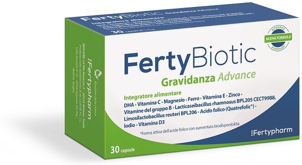BIOCURE Srl FertyBiotic Gravidanza Advance, 30 Capsule