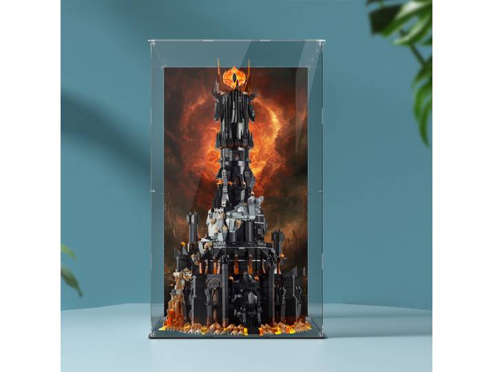 Boîte de présentation pour blocs de construction 10333, vitrine transparente anti-poussière, boîte de rangement pour briques de jouets