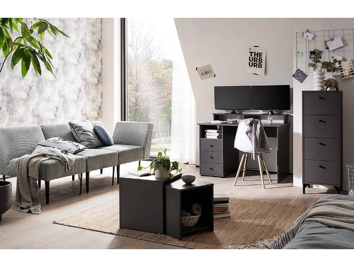 Extension pour écran Smash 110 x 13 x 20cm Gris/Anthracite