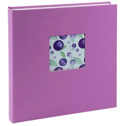 Bella Vista 30x31 cm, lavender (lila) Buchalbum, 60 weiße Seiten