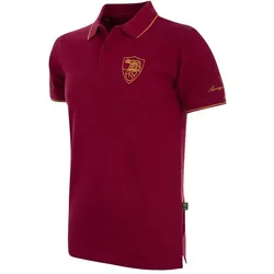 Copa Football, Herren, Fussballtrikot, AS Roma Heritage Polo Rosso (S), Rot