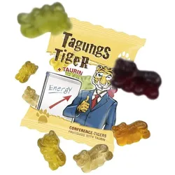 Hellma 100er-Pack Fruchtgummi mit Taurin »Tagungstiger«