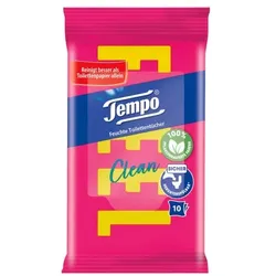 Tempo Feuchtes Toilettenpapier »Feel« Travelpack weiß