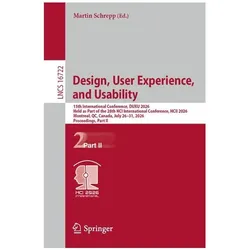 Design, User Experience, and Usability, Fachbücher von Martin Schrepp