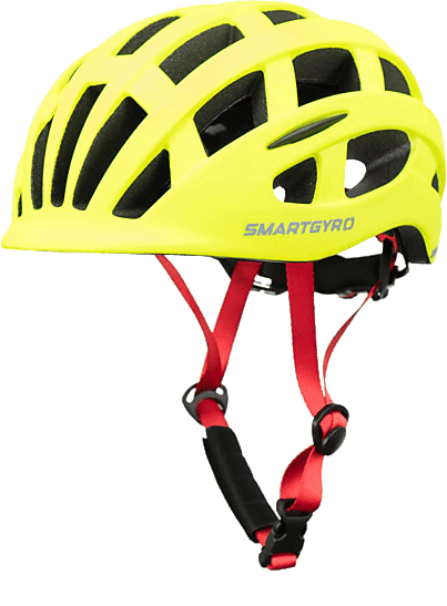 Casco - Smartgyro Urban, Talla M/L, Para bicicletas y patinetes eléctricos, Amarillo fosforito
