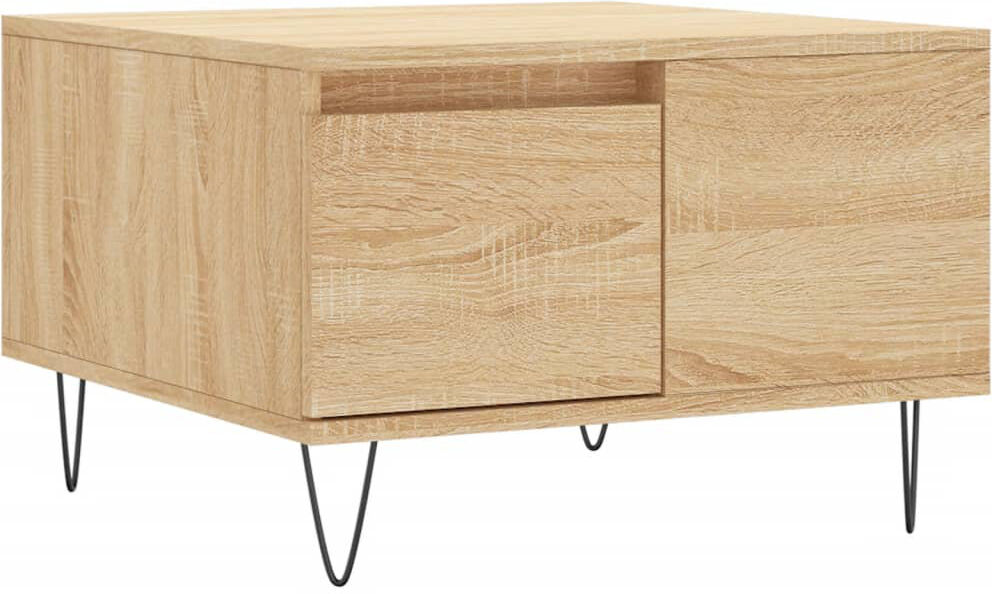 George Oliver McBrine Coffee Table with Storage Sonoma Oak