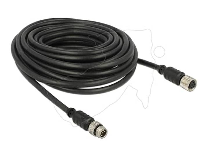 NAVILOCK Verlengkabel M8 stekker > M8 bus waterdicht 10 m voor M8 GNSS ontvanger