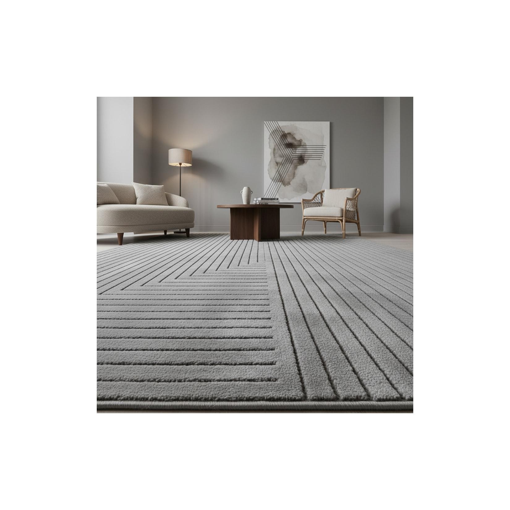 Teppichläufer Outdoor Silbergrau 80x250 cm - ENGADIN Kadima Design