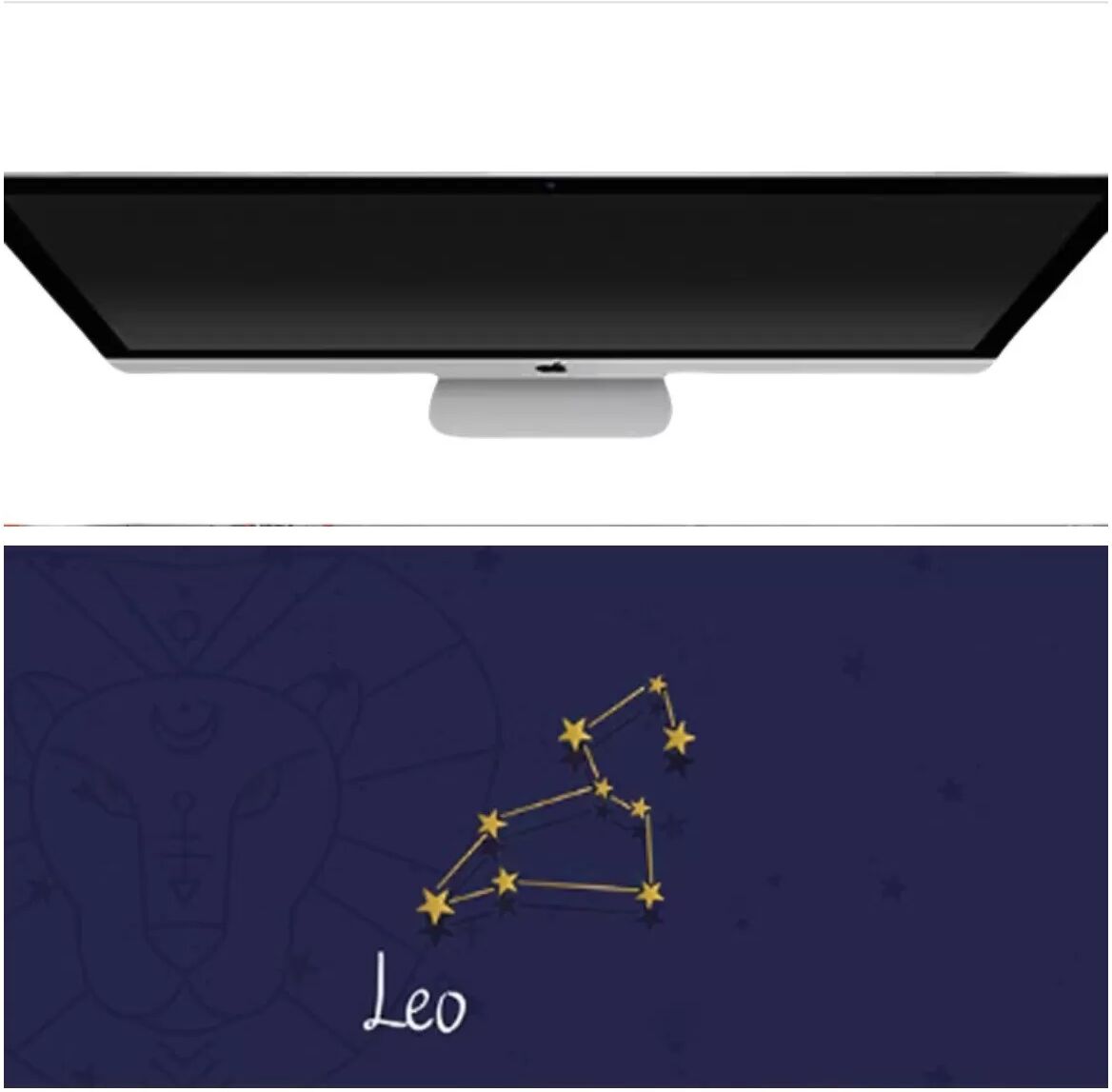 INF Tapis de Souris Constellation Lion : Confort et Style pour Votre Bureau