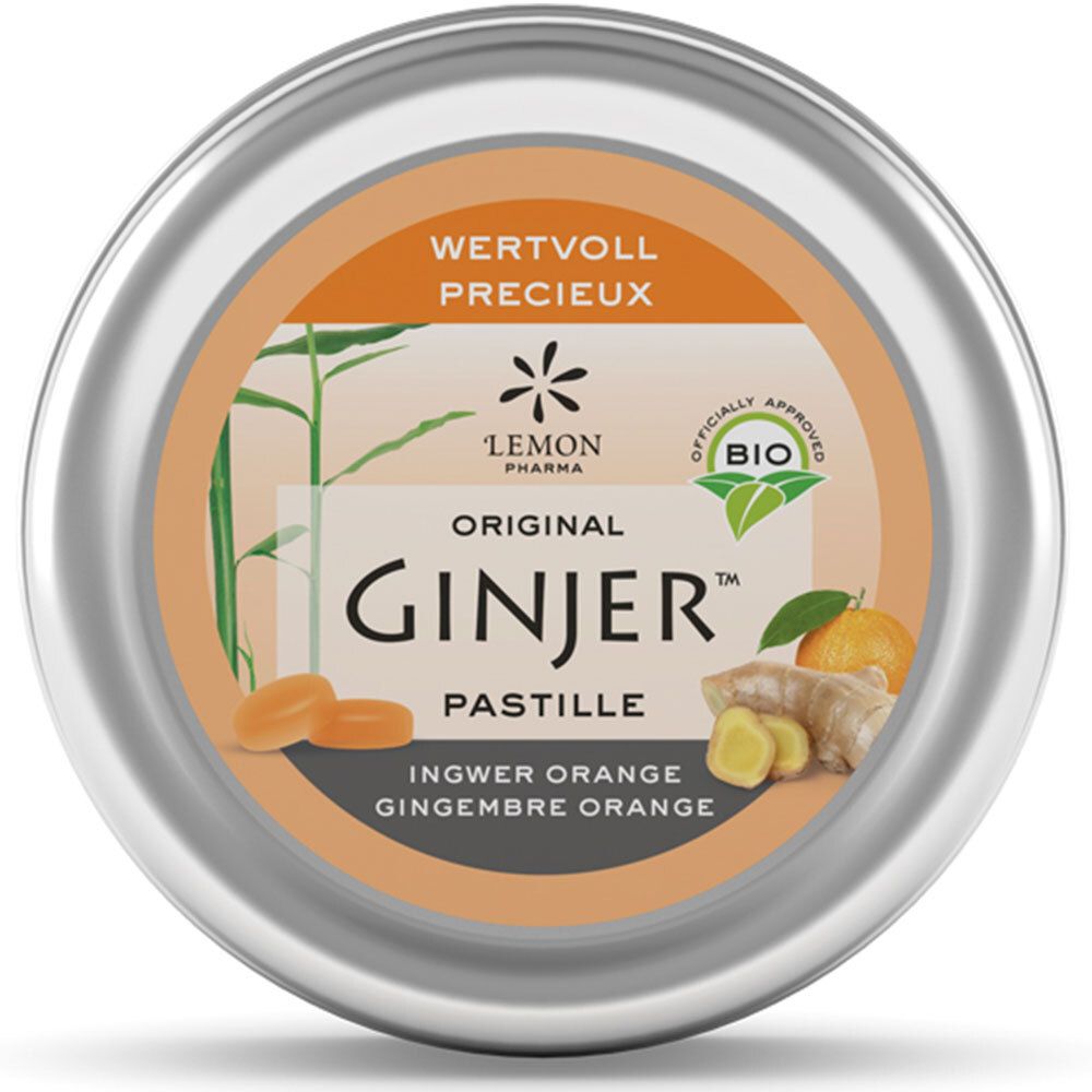 Ingwer Ginjer Pastillen Bio 40 g