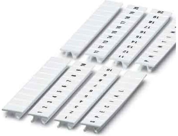 Phoenix Contact Zackband ZB 6 LGS Symbole + weiß 6,2 mm (1051090:+)