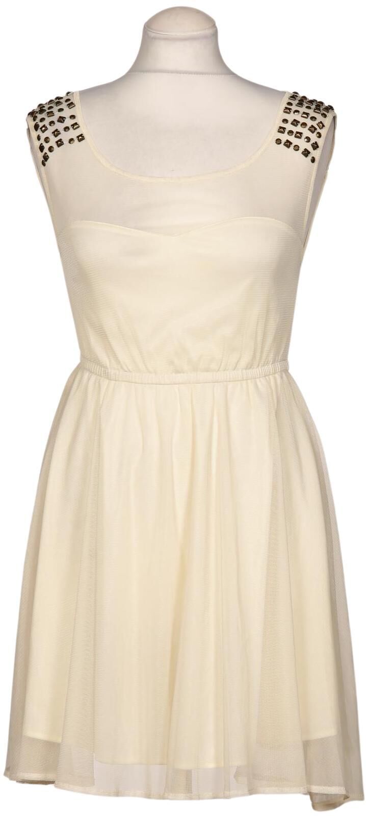Review Damen Kleid, Cremeweiß, Gr. XS, kein / Etikett - Second Hand