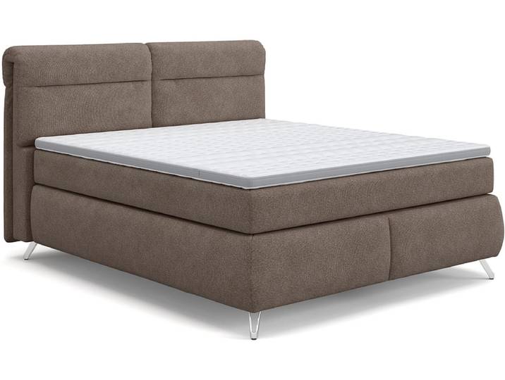 Boxspringbett SWISS HOME STYLE AMBER sand 160x200cm fest