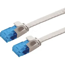 VALUE 21992012 - Patchkabel Cat.6a, UTP, extra-flach, grau, 2 m