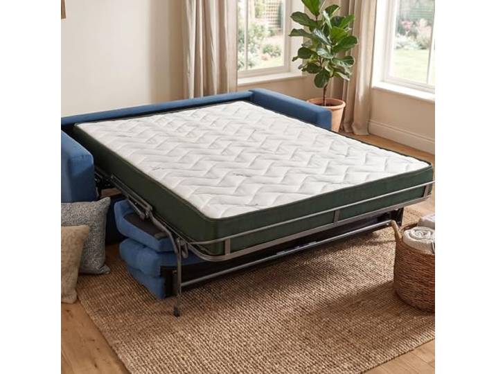 Nuvole di Sonno – Nettuno Schlafsofa-Matratze 140x195 Doppelmatratze aus Waterfoam, 17 cm hoch, ergonomisch, Aloe-Vera-Bezug, allergikergeeignet, Made in Italy