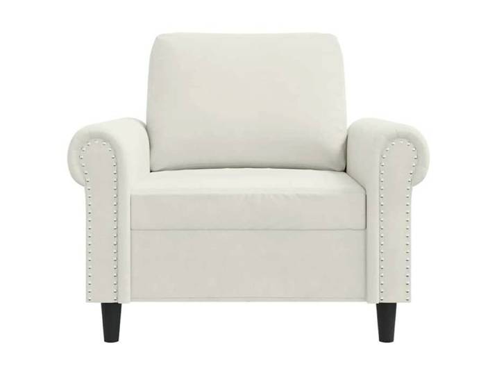 Solde août Fauteuil 92x77x80 cm - Chaise de canapé Crème 60 cm Velours 61961618