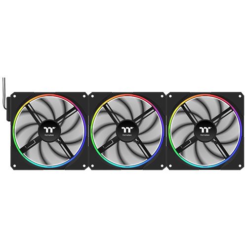 140x140x25mm Thermaltake TS140 EX RGB 3er-Pack Fan Balck