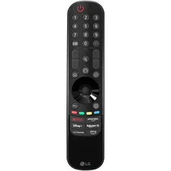 LG Number Key Magic Remote Control (Gerätespezifische Fernbedienung, Universal Fernbedienung, Infrarot), Fernbedienung, Schwarz