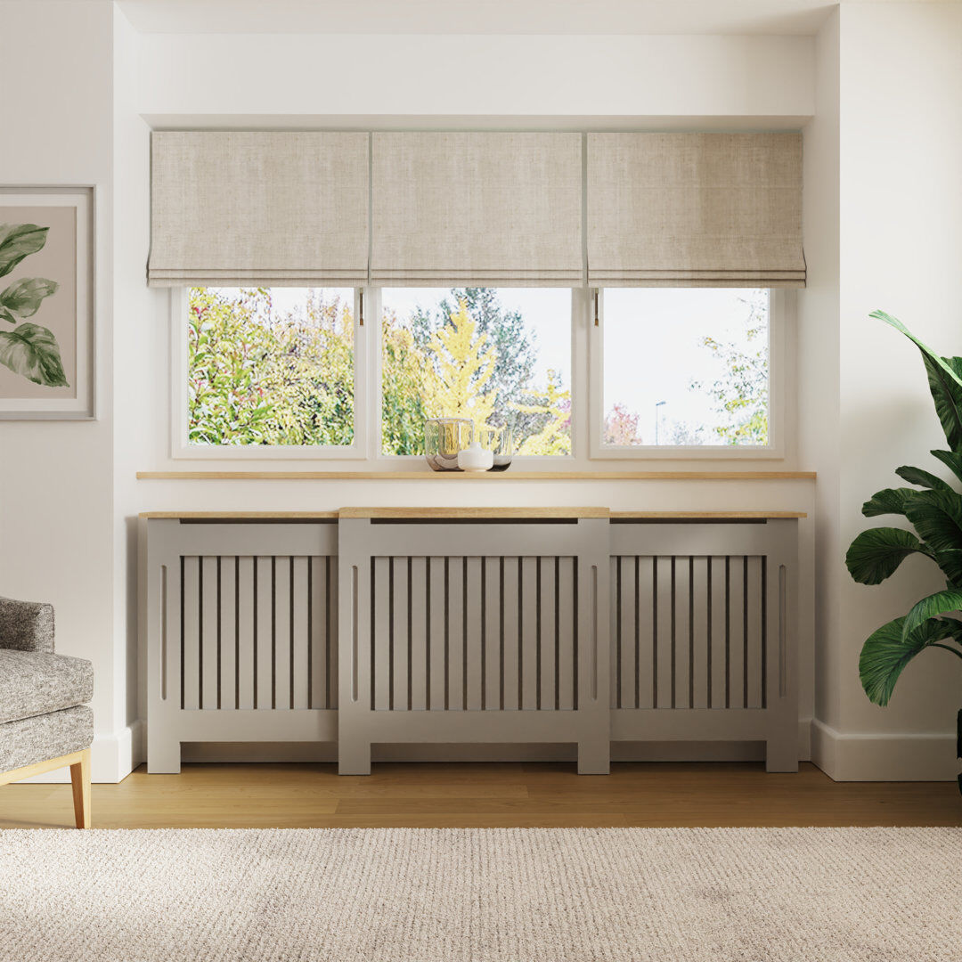 GFW Extra Large Radiator Cover 83.3cm H X 209cm W X 19cm D