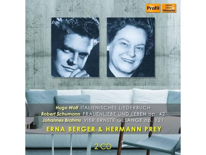 Wolf: Italienisches Liederbuch; Schumann: Frauenliebe und Leben; Brahms: Vier Ernste Gesnge