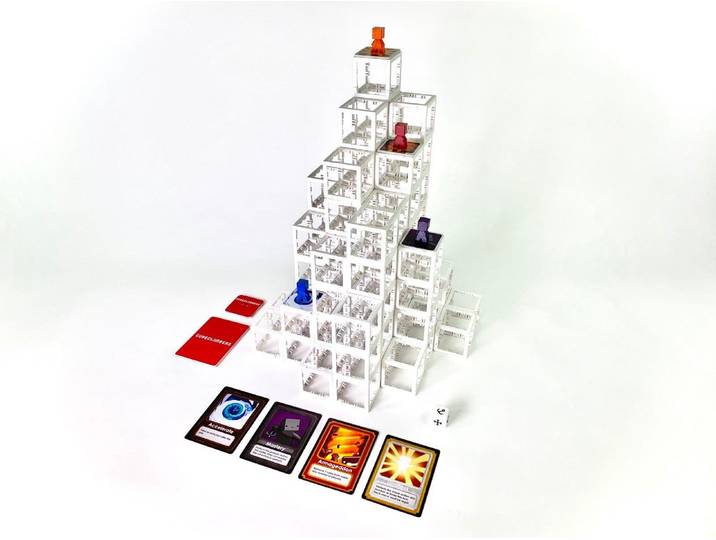 CubeClimbers - 3D Bordspel - Strategie Multiplayer 8+