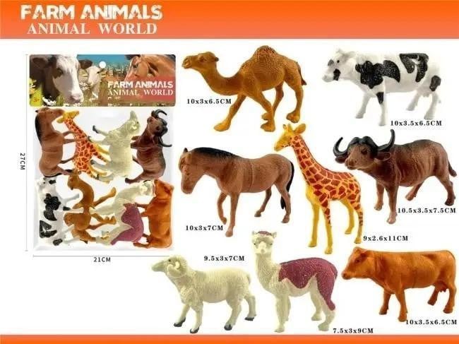 Merkpol Dieren 8 stuks