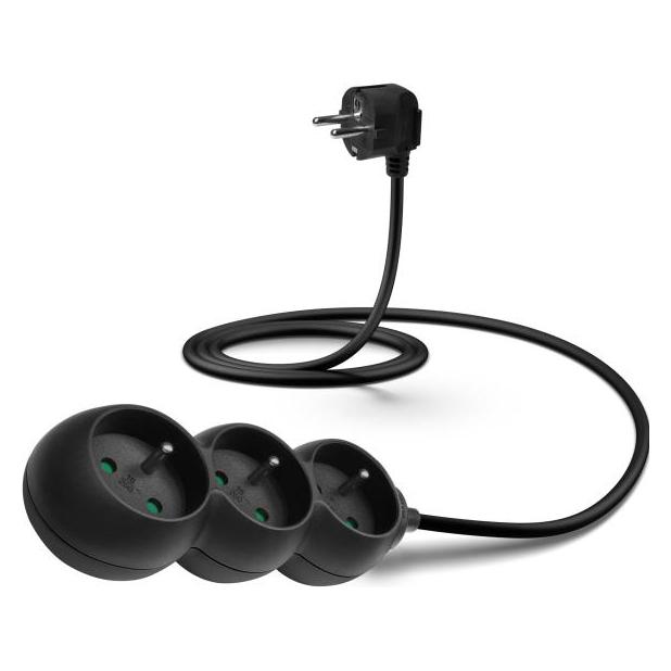 Connect IT 3 PowerRex (3x, CEE 7/4, 1.50 m) (CES-1327-BK)