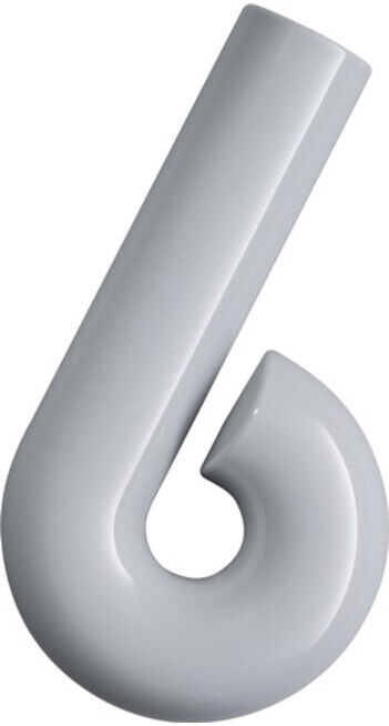 HEWI Numéro de maison Numéro 6 Polyamide spécial 97 gris clair 165mm D.33mm (702.165.6 97)