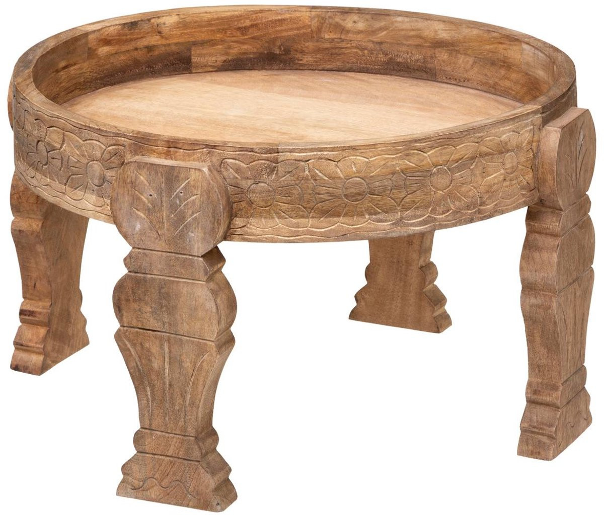 Bijzettafel GYPSY van bewerkt mangohout door Atmosphera Createur d'Interieur