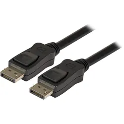 EFB K5560HQSW.2 DisplayPort 1.2 Anschlusskabel, 4K60HZ,Stecker-Stecker, ZDG-Gehäuse,2m,schwarz K5560HQSW2