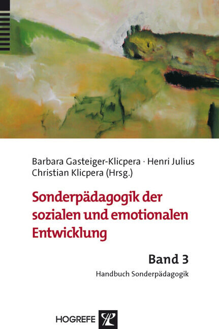 Hogrefe Verlag Sonderpädagogik der sozialen und emotionalen Entwicklung