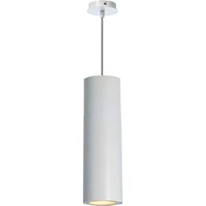 SLV Pendelleuchte Enola, mit E27-Fassung, Ø 10 cm, Aluminium, weiß